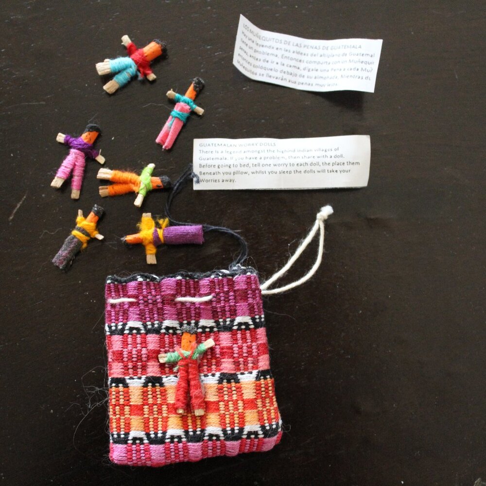 SOLD- Guatemala worry dolls
